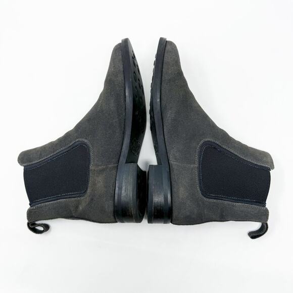 Thursday Boot Co Gray Suede Chelsea Boots Size 7.5 Pull On Handmade in Mexico - Picture 4 of 9